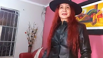 A Stunning Milf Goddess Transforms Into A Seductive And Thrilling Witch For Halloween