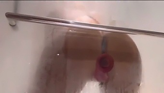 Max Ryan Shows Off The Ideal Position During A Hot Shower And Using A Dildo For Penetration