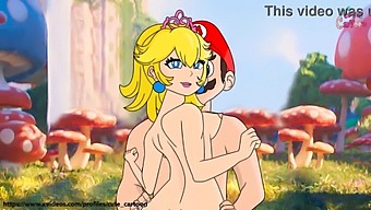 A Princesa Peach E O Super Mario Bros Em Um Encontro Erótico